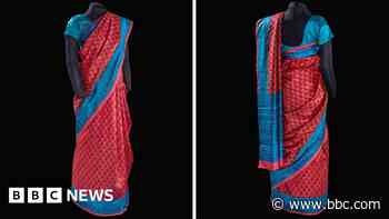 A sari for Mars: Outfit worn by Indian 'rocket woman' at US museum