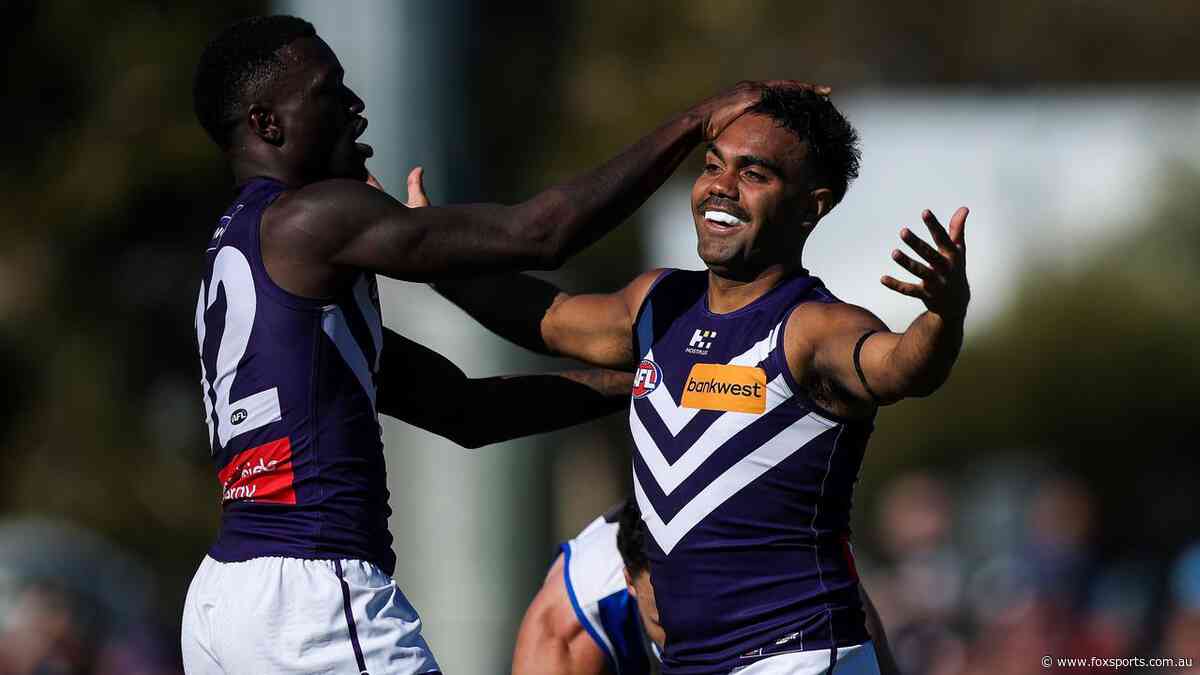 FRE-WOAH! Records tumble as dominant Dockers obliterate Roos in 124-point drubbing