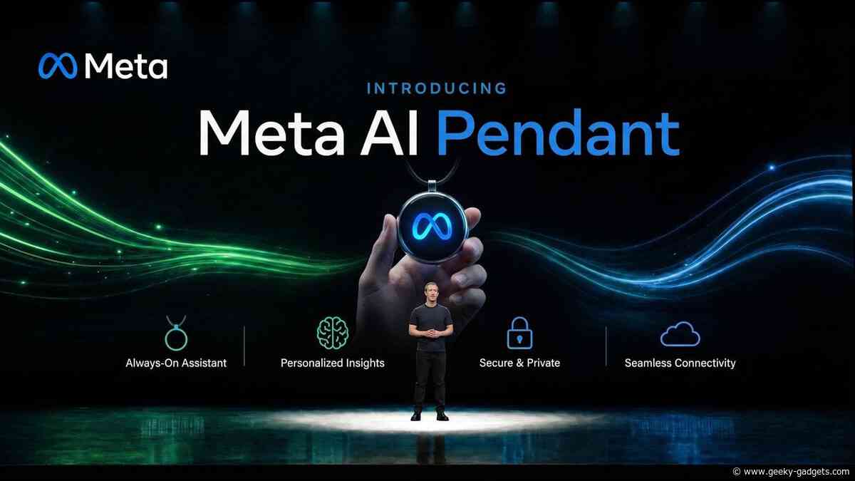 Meta’s New AI Pendant : Features, Privacy Risks and Release Date