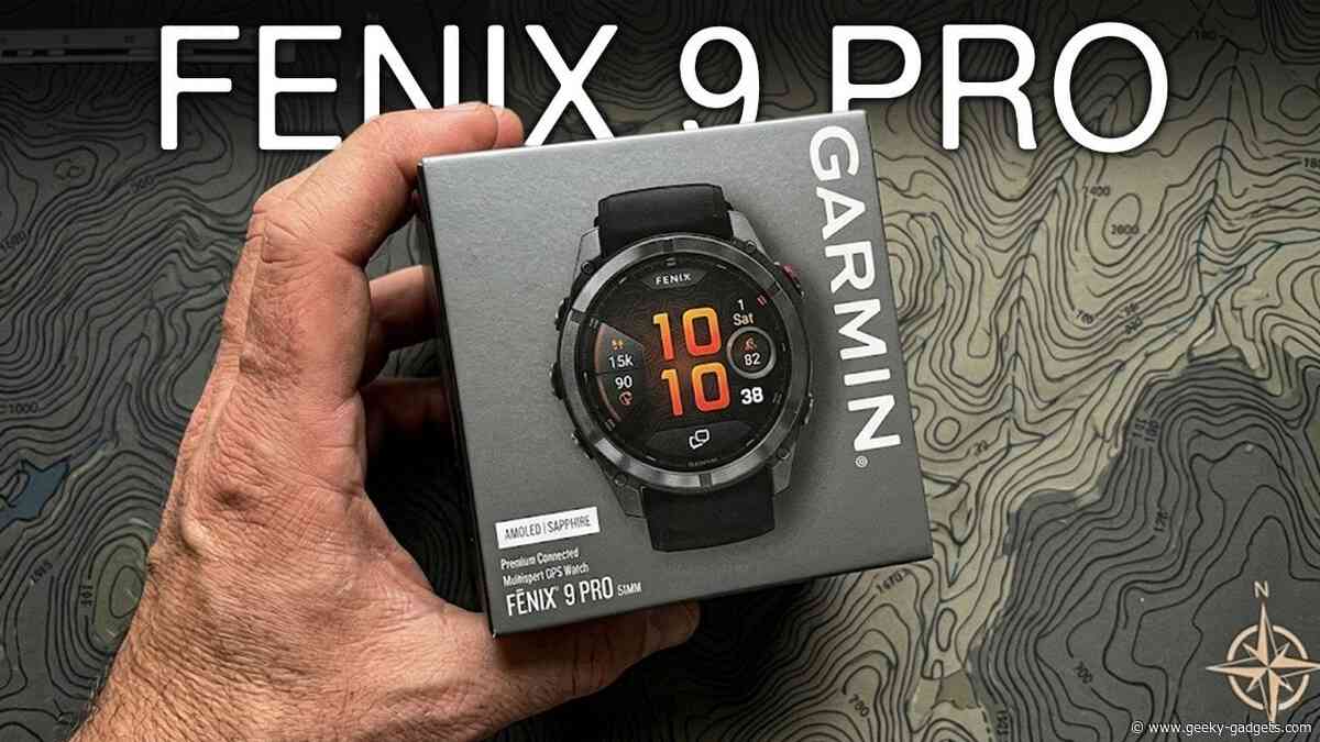 Garmin Fenix 9: MicroLED Display and 2026 Release Date