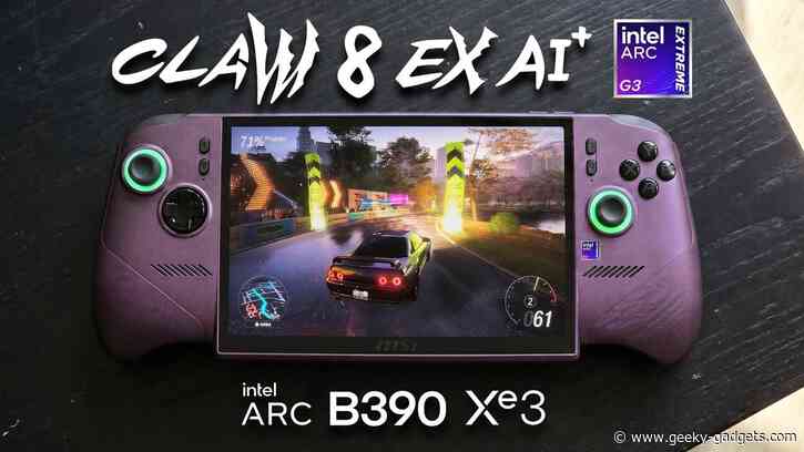 Inside the First Handheld Powered by Intel’s Arc G3 Extreme : MSI Claw 8 EX AI+