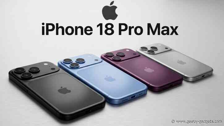 Early iPhone 18 Pro Max Leaks You Need to Know About