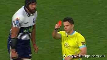 Wrampling sent off for brutal high shot
