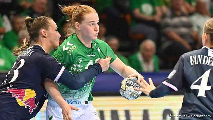 Handbalkalender is fysieke uitputtingsslag, maar Dione Housheer kijkt uit naar Final Four: ’Dit jaar al 80 wedstrijden gespeeld’