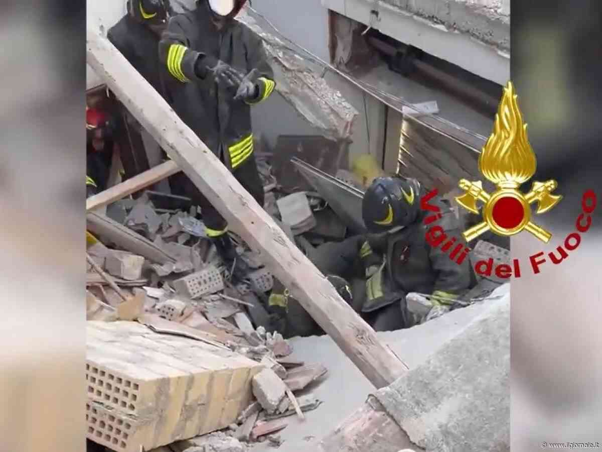Tragedia a Porto Sant’Elpidio: l’esplosione, poi il crollo della palazzina. Un morto e feriti