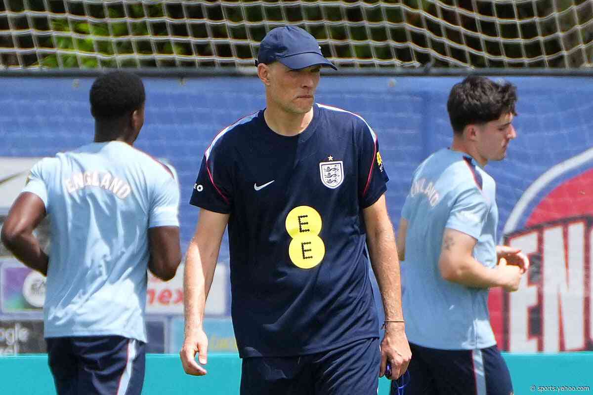 Thomas Tuchel concerned over patchwork pitch for England’s World Cup warm-up