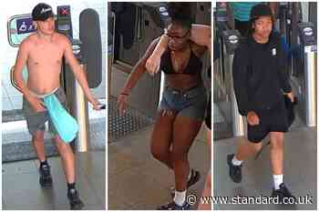 Man's nose and ribs broken in brutal Tube station attack as four teenagers arrested