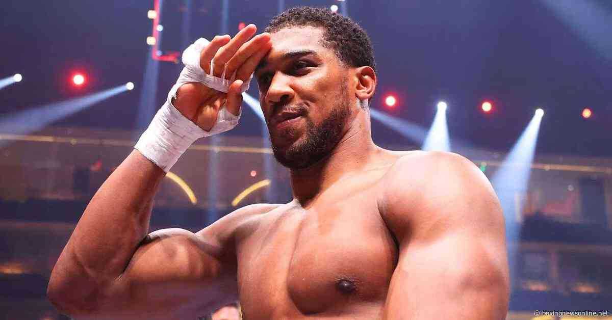 Anthony Joshua names the 5 heavyweights he’s targeting after facing Tyson Fury