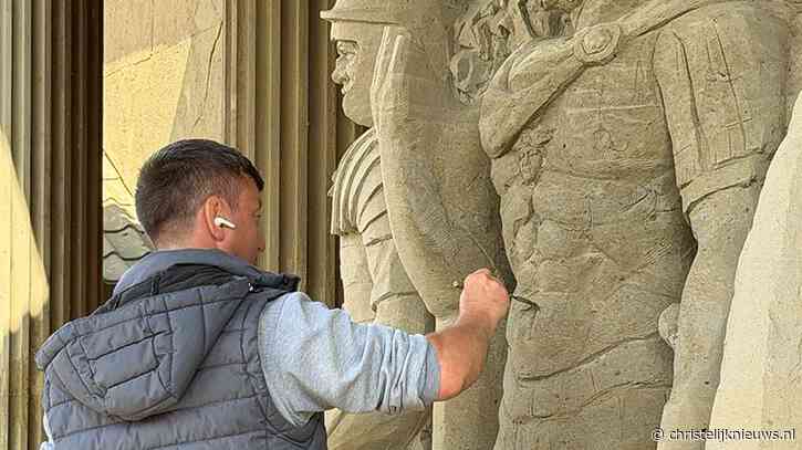 Prachtige zandsculpturen in Garderen: Romeinse geschiedenis herleeft in zand
