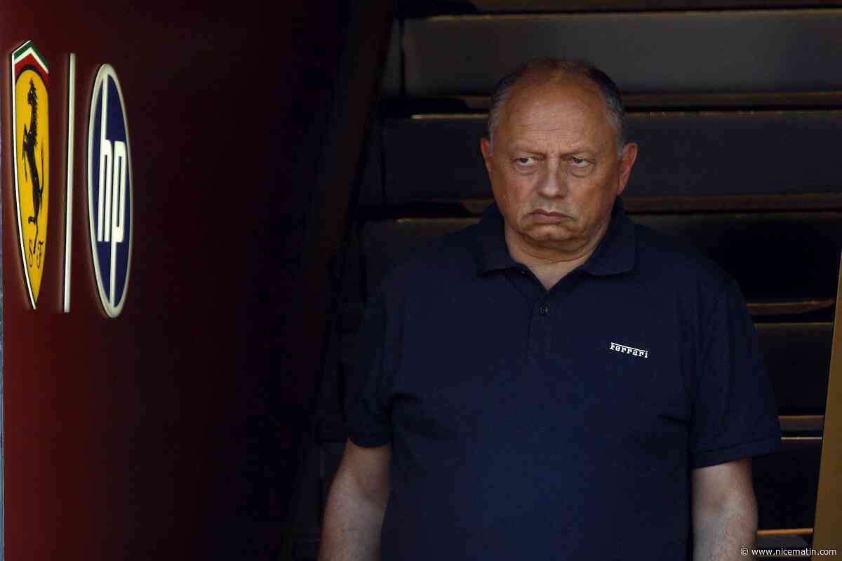Ferrari annonce que Fred Vasseur, en observation à la suite d’examens médicaux, ne sera pas présent ce samedi au Grand Prix F1 de Monaco