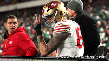 49ers' George Kittle pushing for 'realistic' Week 1 return from Achilles injury