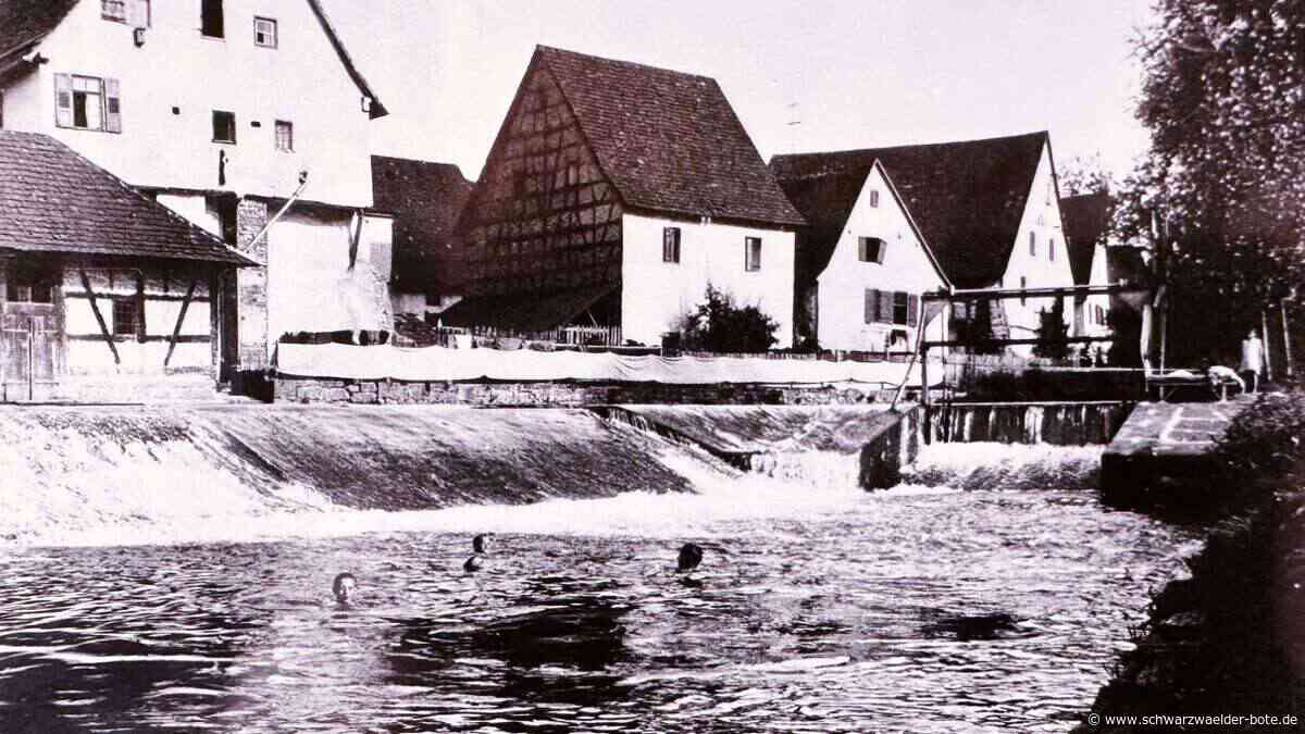 Die Anfänge der Freibadkultur: Ein Badeanzug für zehn Pfennige – als  Nagold noch drei Freibäder hatte