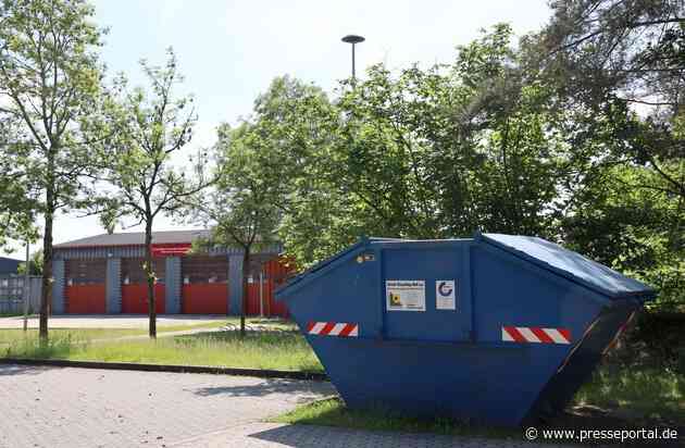 FW Hambühren: Anpassung der Altpapiersammlung am Feuerwehrhaus Hambühren