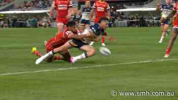 Controversy reigns as Cowboys star awarded try