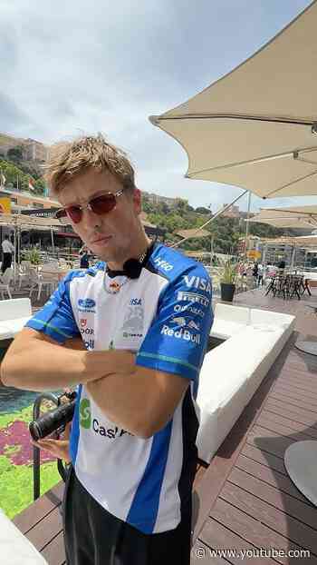 Watch your step 🕶 #F1 #VCARB #MonacoGP #HugoEyewear
