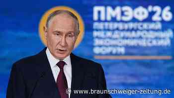 Putin greift Selenskyj an – und lobt Russlands Wirtschaft trotz Drohnenangriffen
