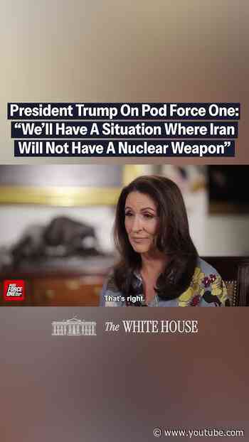 President Trump joins Pod Force One to break down Iran negotiations, SAVE America Act and more. 🇺🇸