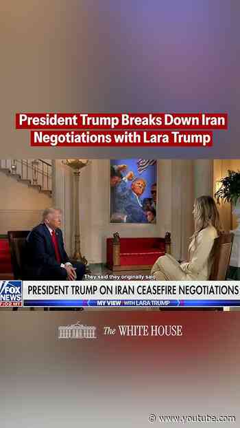 President Trump talks Iran with Lara Trump 🇺🇸