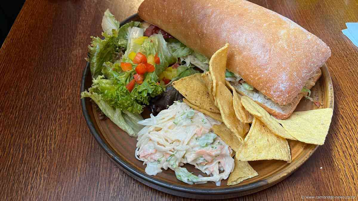 I tried a hot sandwich for under £10 in the heart of a pretty Cambridgeshire town
