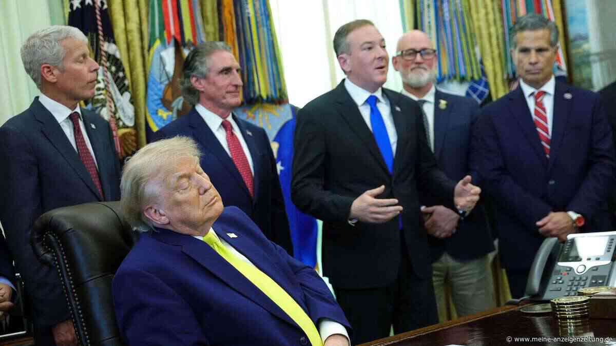 Schlafmütze Trump: Demokraten verspotten „Commander-in-Sleep“