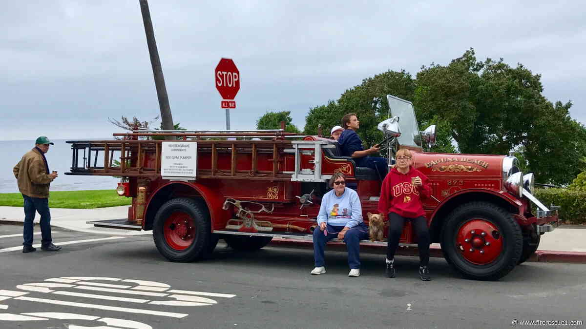 $40K donation boosts restoration of Calif. FD’s first fire engine