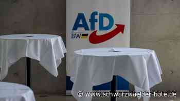 AfD-Landesparteitag in Heidenheim: Aktivisten servieren der AfD Hakenkreuz aus veganem Hack
