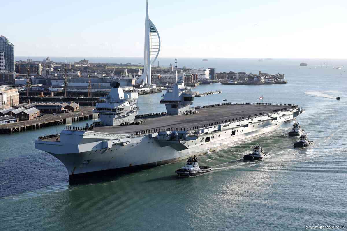 Britain's £3.5bn warship HMS Prince of Wales breaks down again as technical issue detected