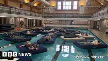Floating away in 'dream-like state' at the council pool
