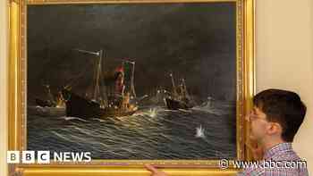 U-boat victim among rare trawler paintings sold at auction