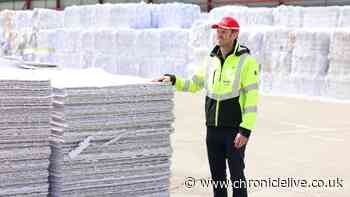 Behind the scenes at new £35m Northumberland factory turning waste paper into toilet rolls