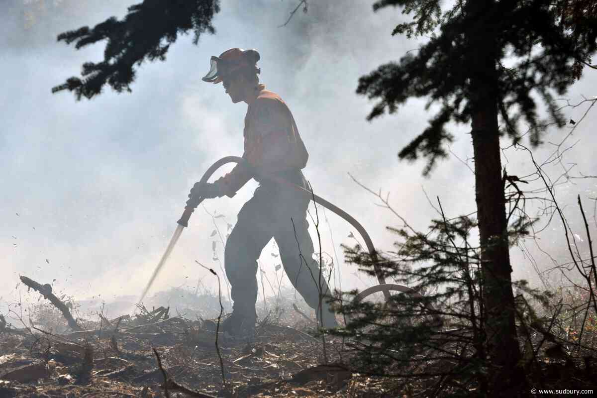 'Favourable weather' helping crews battling Gogama-area fire