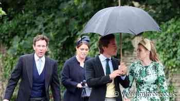 Beatrice and Eugenie come out of the cold at Peter Phillips wedding as Prince Harry stays away