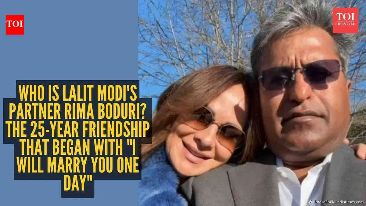 "I will marry you one day": When Lalit Modi said this to Rima Boduri at their first meeting and how she became his partner 25 years later