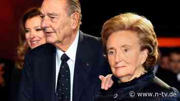 Tod im Alter von 93 Jahren: Frankreich trauert um frühere First Lady Bernadette Chirac