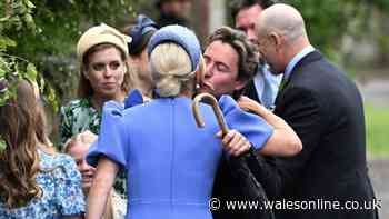 Royal wedding pictures show Zara and Mike Tindall's true feelings on Beatrice and Eugenie