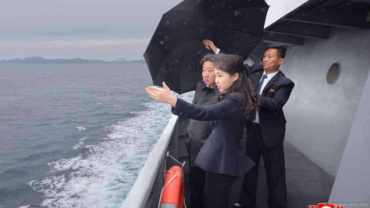 Kim Jong-un inspecteert onfortuinlijk oorlogsschip dat hem een pijnlijke blamage bezorgde