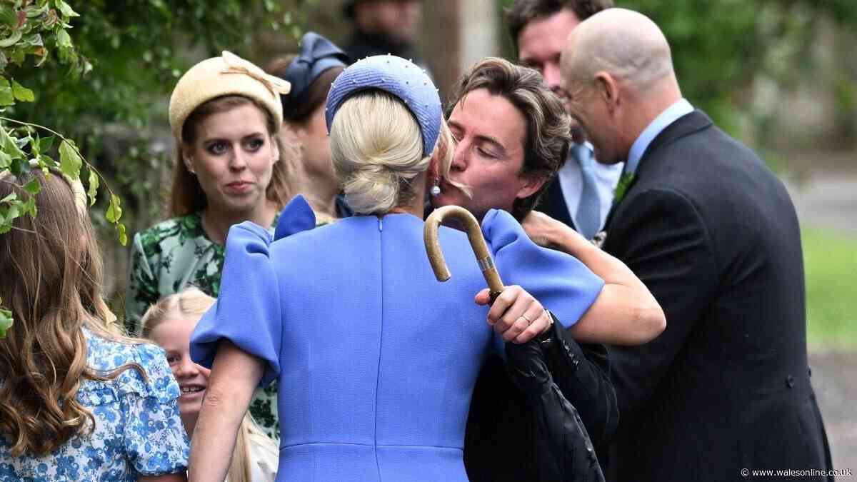 Royal wedding pictures show Zara and Mike Tindall's true feelings on Beatrice and Eugenie