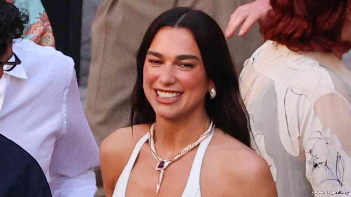 Dua Lipa 'pays out £5,000 to residents in Palermo' after furious locals protested city's shut-down with graffiti on her lavish wedding weekend