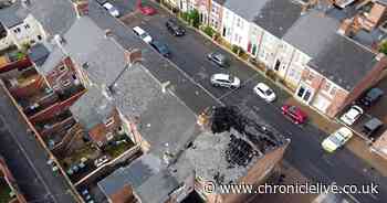 Pictures of fire damaged Gateshead home after blaze breaks out inside property