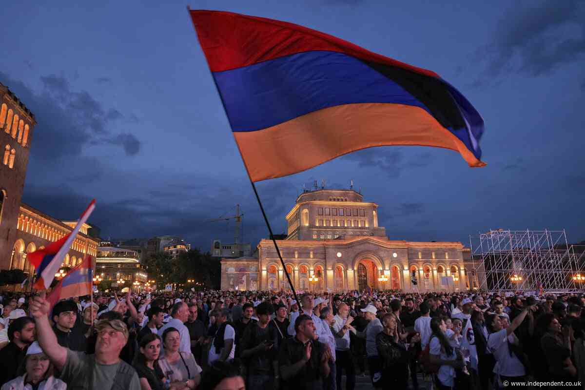 Armenia arrests six candidates for pro-Russian opposition party day before vote