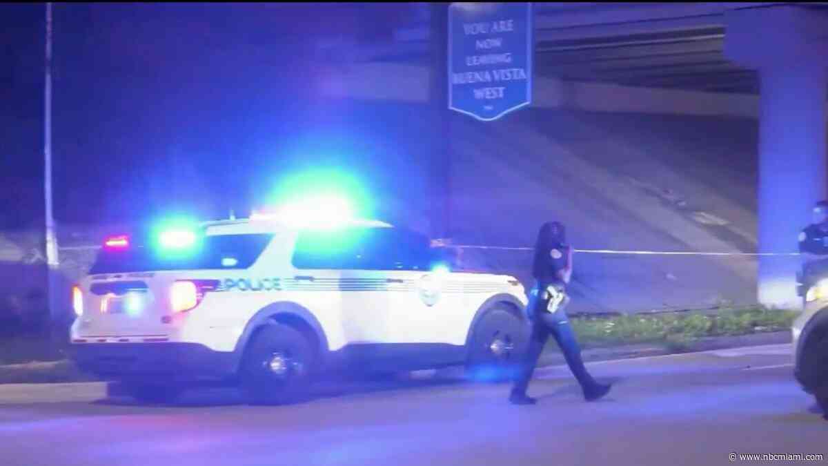 2 hospitalized after shooting in NW Miami, officer's cruiser struck by vehicle, police say