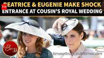 Princess Beatrice &amp; Eugenie Make Surprise Appearance At Peter Phillips' Wedding Amid Royal Scandal