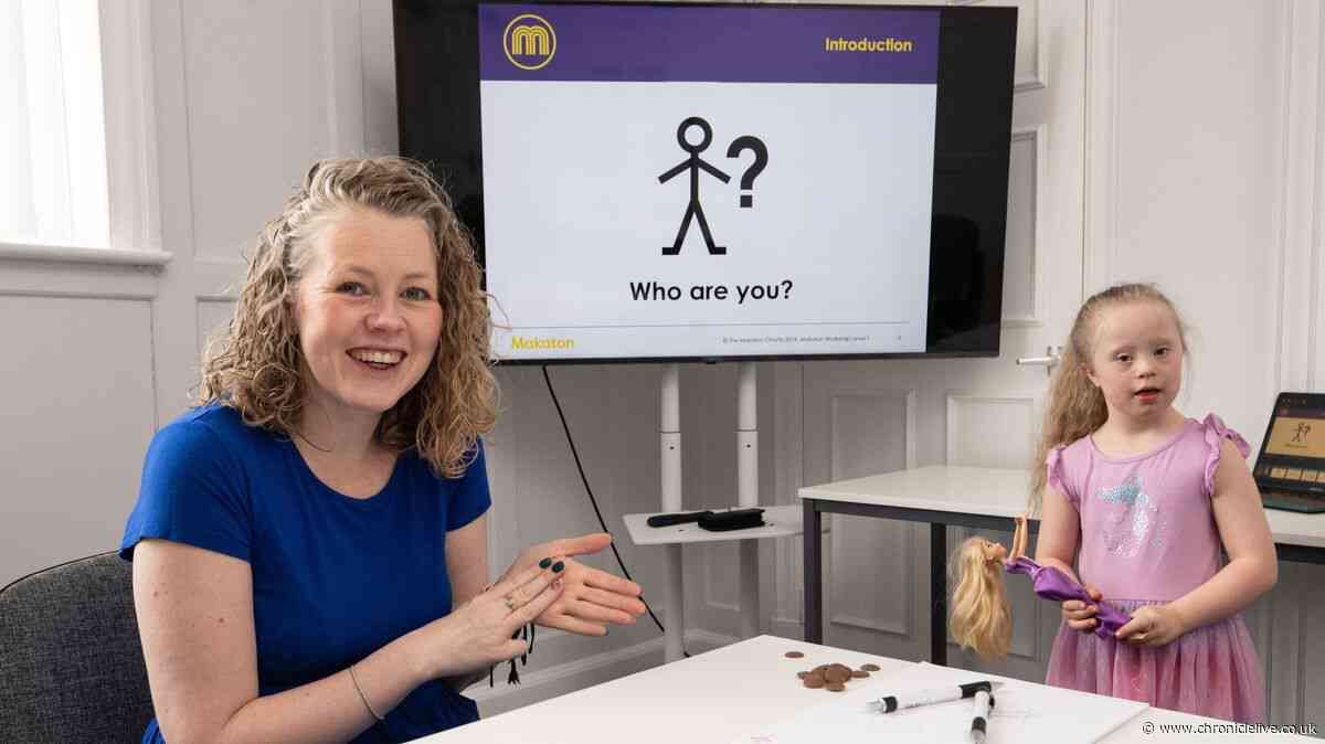 North East mum turns personal journey into mission to help others communicate