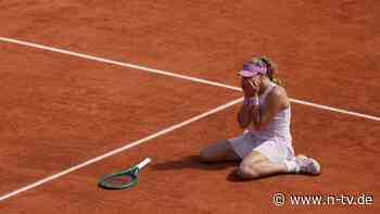 Jüngste seit Seles: Andrejewa gewinnt sensationelles French-Open-Finale