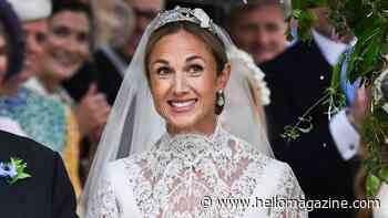Harriet Sperling channels Princess Kate in fairytale lace dress for royal wedding to Peter Phillips