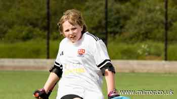 Amputee girl, 12, is a 'trailblazer' on the football pitch after birthday cancer diagnosis