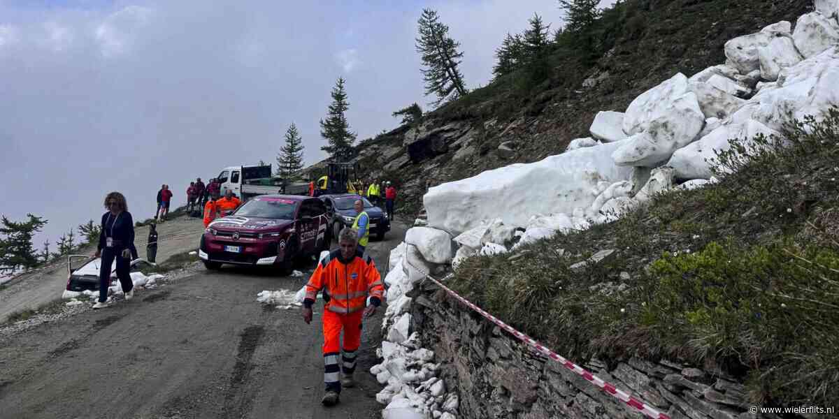Giro Women 2026: Koninginnenrit ingekort door lawine op Colle delle Finestre