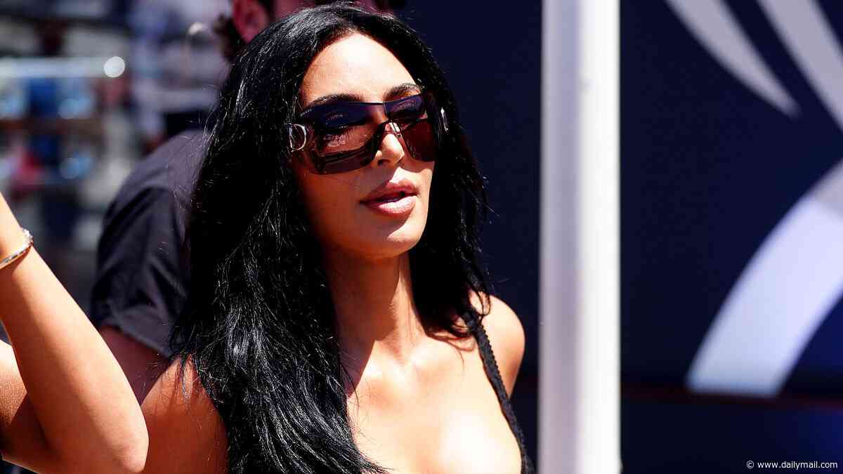 Kim Kardashian cheers on boyfriend Lewis Hamilton at Monaco Grand Prix alongside sister Khloe