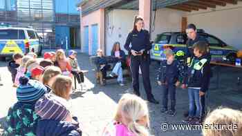 Zu Besuch bei der Polizei: Sicher zur Schule – Kinder fit für den Alltag