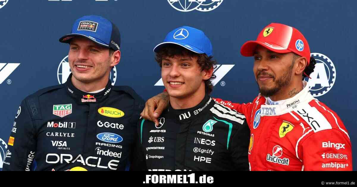 Altstars Verstappen und Hamilton knapp besiegt: Antonelli holt Monaco-Pole!